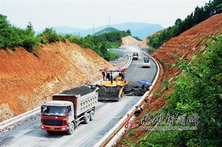 江华涔沱一级公路路基全线铺通 预计10月份可通车